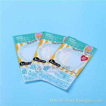 Custom printed opp plastic small self adhesive hair decoration packaging bag